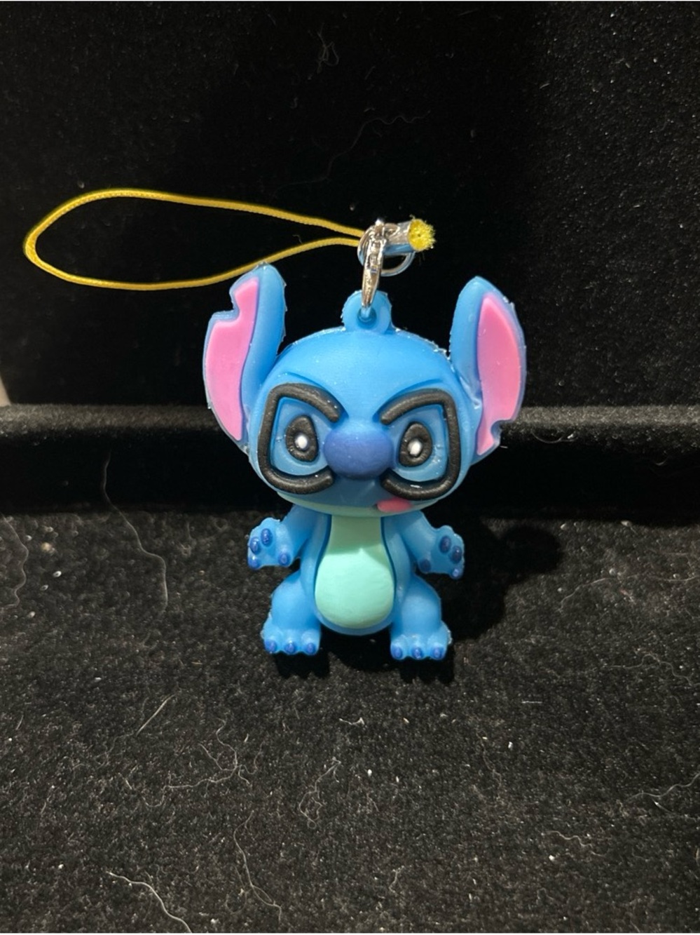 Blue Cartoon Alien Keychain Charm - Kids Toy